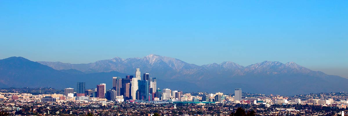 photo of office buildings downtown Los Angeles